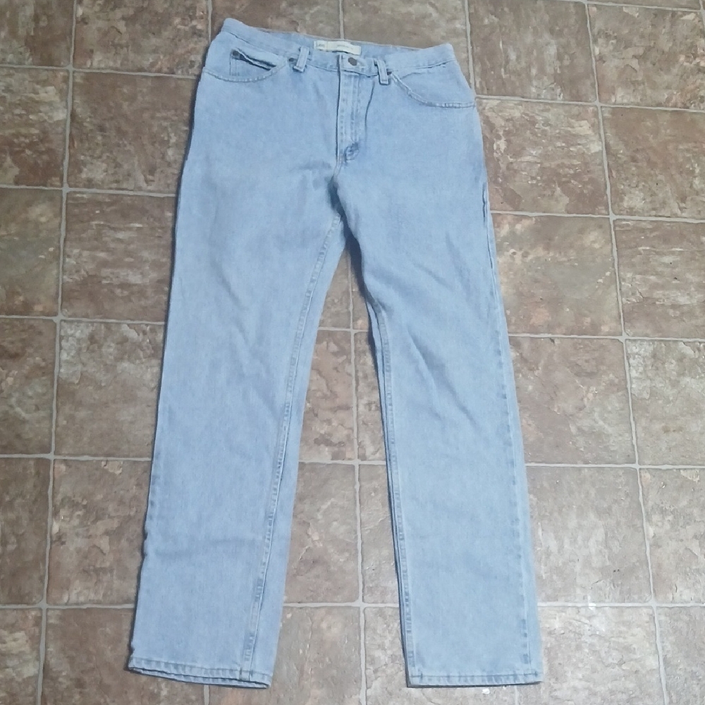 EUC Lee  Regular Fit Light Wash Straight Jeans Size  34 34